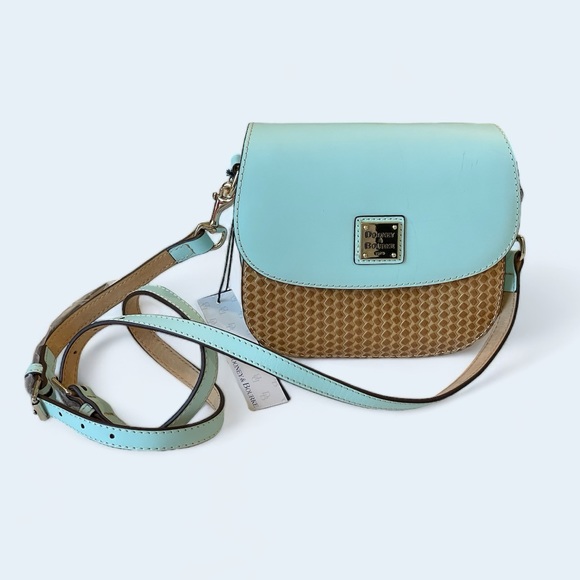 Dooney & Bourke Handbags - Dooney & Bourke Beacon Woven Saddle Crossbody Bag